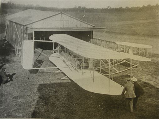 Il Flyer dei F..li Wraight presente al Circuito Aereo di Brescia-Montichiari del 1909